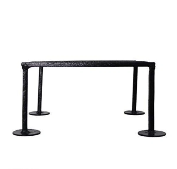  Iron  Square  Planter Stand  It is very light in weight and so it can be moved easily as per your needs Pack of 4 -  Free Size, Black, Iron,  Pack of 4, Square